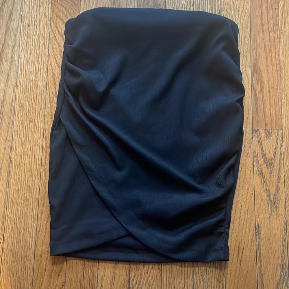 Free People Ruched Bodycon Mini Skirt